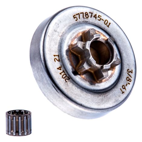 Husqvarna 578257101 Tamburo Frizione Spur 3/8" 6T OEM Husqvarna 135 140