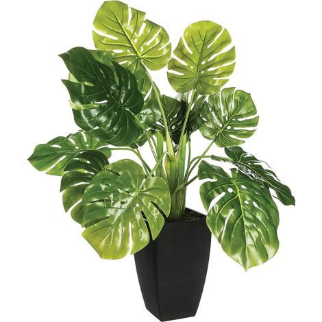 Planta artificial - maceta de cemento - H70 cm - Atmosphera créateur d'intérieur (1/4)