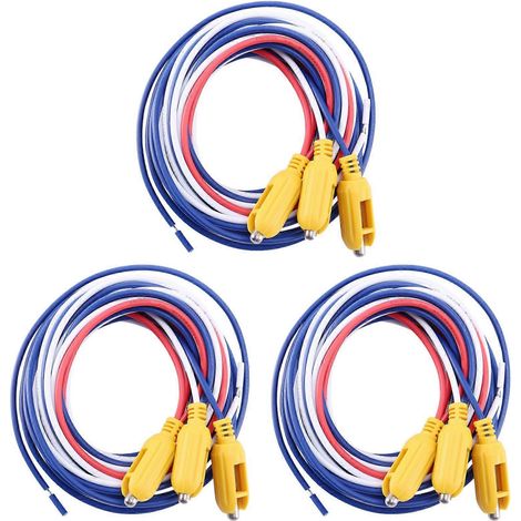 Neuf contrôleurs de niveau de 1,5 m/2,5 m/3,5 m (trois couleurs par ensemble) pour capteurs de contrôle de niveau de réservoir d'eau avec trois sondes. (1/5)