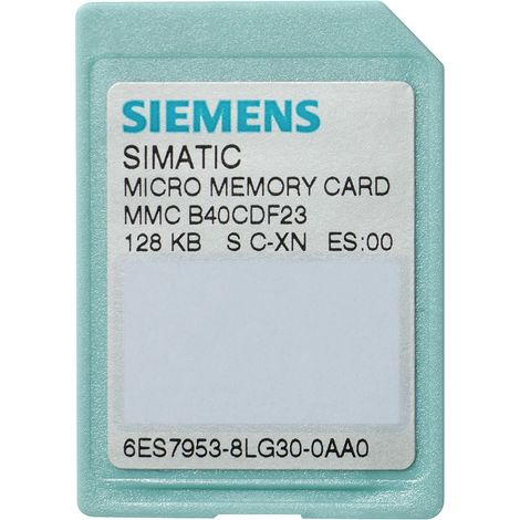 Siemens SIMATIC S7 Micro Memory Card 512 KB für S7-300/C7/ET 200, 6ES79538LJ310AA0