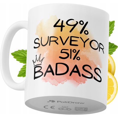 Tazza per geometra, divertente e umoristica, ideale per caffè e tè, con grafica e testo divertenti. Perfetta per compleanni, onomastici e festività. Tazza premium per occasioni speciali, per casa, uff (1/5)