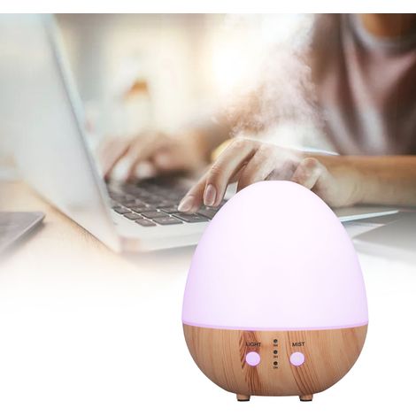 250-ml-Luftbefeuchter in Holzoptik, Aromatherapie-Luftbefeuchter mit integriertem Nachtlicht, Aromatherapie-Diffusor in Holzoptik, USB-betrieben (1/5)