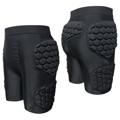 Padded Goalkeeper Shorts, Football Goalkeeper Uniforms, Thick EVA Foam Protective Shorts, Training Equipment, Protective Shorts for Football (1/5)