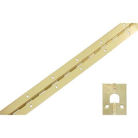 CERNIERA PIANO IN OTTONE 0.7 X 32 X 960 MM DULIMEX 6007.032.1000