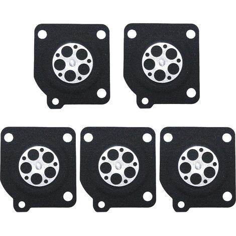 Set de diaphragme de dosage de carburateur 5 pièces compatible Echo A015010 ZAMA C1U C1Q, assemblage de carburateur (1/5)