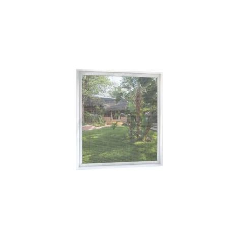 Moustiquaire Fenêtre Découpable 150cm200cm, Lot de 2, Toile Moustiquaire Anti-Insectes Moustiques avec Bande Adhésive Maille Fine Ecran Moustiquaire Fenêtre sans Perçage - Blanc Transparent- Crezuo (1/4)