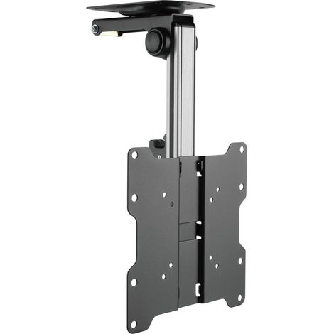 Staffa da Soffitto per TV LED/LCD 17-37'', Dritta e Inclinabile, Compatibile con Modelli Techly in Nero o Argento (1/5)