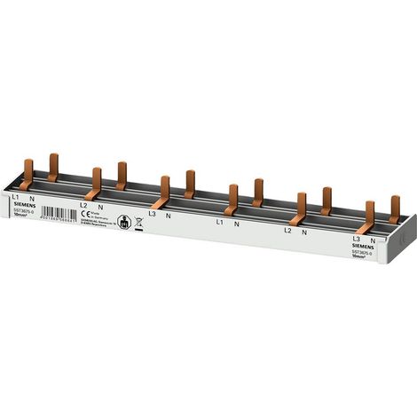 Siemens 5ST36750 Rail de stylet compact, connecteur 10mm2 3p/N 6x AFDD 5SM6 + 6x appareil compact Pe (1/3)