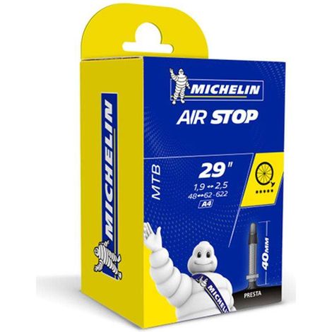 Chambre à air Michelin Airstop 29 x 1,9-2,5 (48/62-622) A4 Valve Presta vélo vtt ville vtc