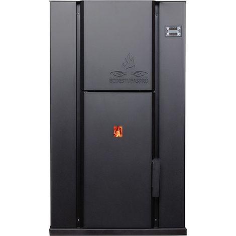 Hidroestufa de pellet Hydra 35 Negro, 35kW hasta 270m2 (1/5)