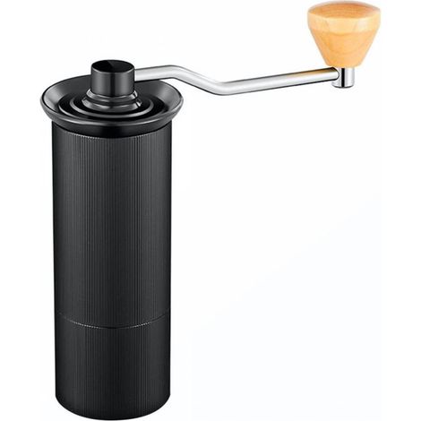 Moulin à café manuel avec mouture réglable pour expresso, cafetière à piston et café filtre, idéal pour la maison, le bureau et les voyages.-AquaForge (1/3)