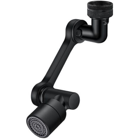 Rubinetto LaBlanc, prolunga per rubinetto, adattatore per rubinetto da cucina, prolunga per rubinetto da cucina, rubinetto multifunzionale girevole a 1080 gradi, prolunga per rubinetto (nero)