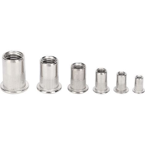 Boîte de 93 Rivets Filetés en Acier Inoxydable M3 à M10 - Fixation Robuste pour Assemblages Métalliques