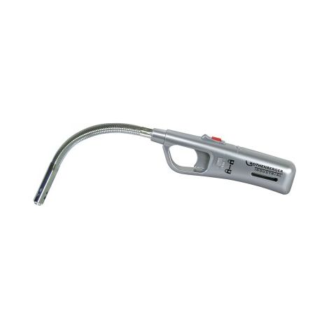 Rothenberger – Allume-brûleur piezo flamme tempête flexible – Allumage automatique – Verrouillage de sécurité – Rechargeable avec cartouche Rofill Super 100