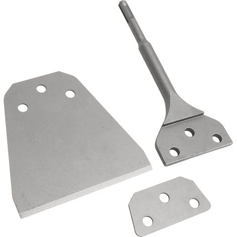 Ciseau à marteau SDS ultra-mince de 5 pouces avec poignée, poignée ronde, ciseau à sol à deux cavités et deux rainures (1/5)