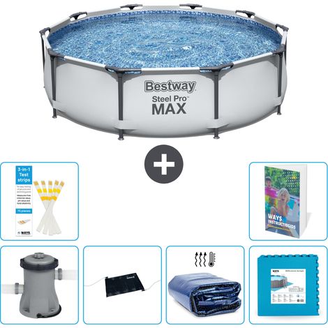 Bestway Steel Pro MAX Rund - 305x76 cm - 7-teilig S340
