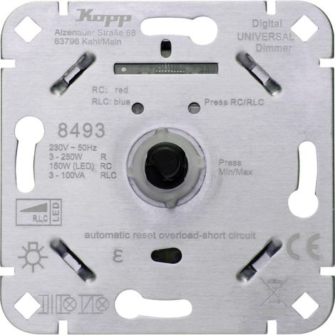Kopp Universaldimmer RLC250W LED 3- 250 W 849300512 (1/3)