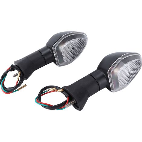Clignotants Moto 2 Pièces Feux Indicateurs Flashs Transparents Accessoires Remplacement Suzuki (1/5)