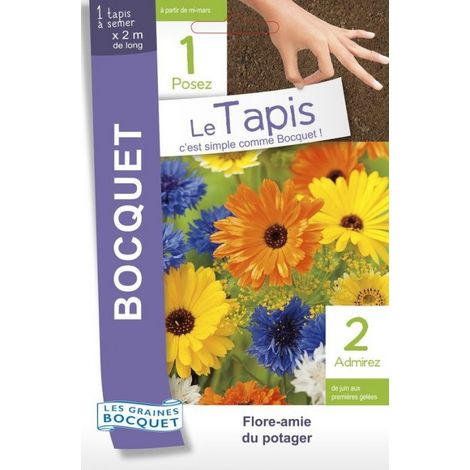 Tapis de graines Bocquet Flore-Amie du potager - 15g