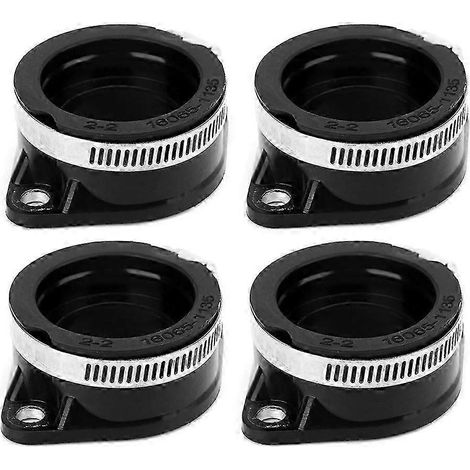 Ensemble de 4 manchons de collecteur d'admission Caburetor avec support de carburateur, compatibles avec Kawasaki KZ1000 KZ1100 11-4853 (1/5)