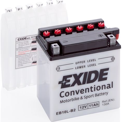 Batería Tudor YB10L-B2 para moto Exide