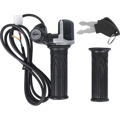 Poignée d'accélérateur multifonction 36V avec indicateur de batterie et verrouillage électrique (1/5)
