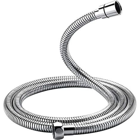G851-20, Universal-Duschschlauch (G1/2 Zoll, 2 m), verdreh- und knickfest, Edelstahl/Chrom