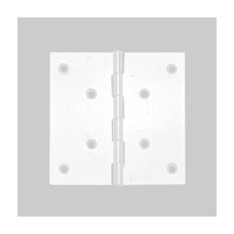 Cerniere Inox Quadre Perno Fisso Mm. 40X40 Conf.24Pz