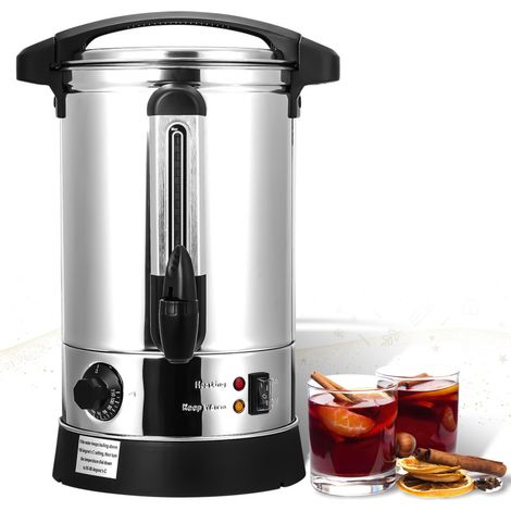 Randaco Erogatore di bevande calde 1500W Caldaia d'acqua 8L 40 tazze di tè caffè zuppa Termostato di controllo della temperatura 30-110 ° C (1/5)