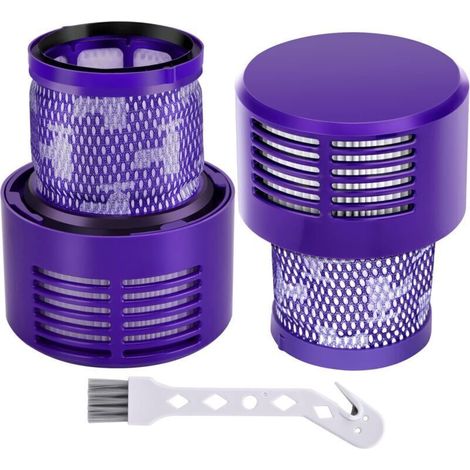 Filtre pour Dyson V10 SV12, 2 filtres de rechange pour aspirateur Dyson V10 SV12 Cyclone Series, accessoire sans fil V10 Absolute Animal Motorhead Total Clean SV12 DY-969082-01 (1/3)