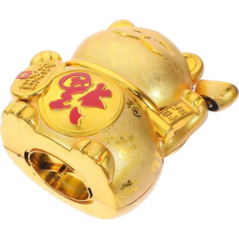 Tirelire Chat Maneki Neko pour Garçon et Filles, Figurine Décorative en Céramique, Accessoires Feng Shui, Rangement Pièces, Présent Nouvel an et Pendaison de Crémaillère (1/5)