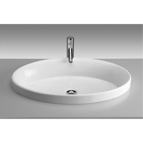 SANITANA CILE3E OVALO Lavabo Encimera Semi Encastre Blanco - ref: S10063550400000