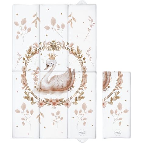 Weiche, faltbare Wickelauflage mit Verschluss, 50 x 80 cm, Basic Glamour-Stil (1/2)