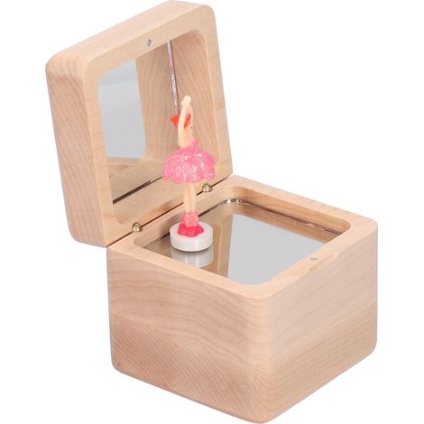 Coffret musical danseuse ballerine en bois, boîte à musique pour enfant, cadeau d'anniversaire Saint-Valentin Noël (1/5)
