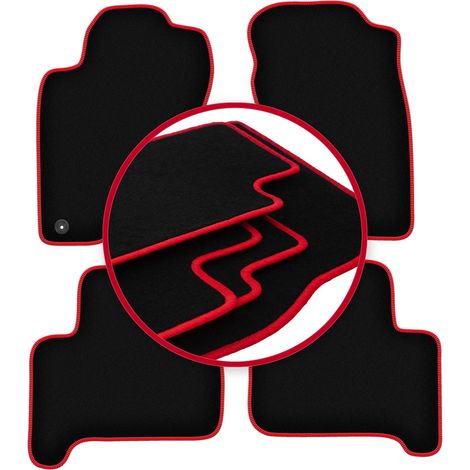 Tappetini auto CARLUX-RED per: Toyota Land Cruiser J120 5 porte (2002-2009) (1/5)