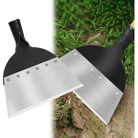 Pelle de Jardin Multifonction,Pelle de Nettoyage de Jardin,Multifonctionnelle en Acier de DéSherbage,Outil de DéSherbage Agricole,pour Jardin,DéSherbage de La Ferme(28cm) (1/5)