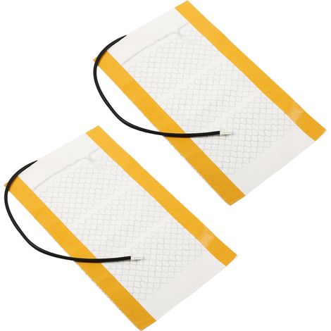 Kit universel de coussins chauffants pour siège auto, en fibre de carbone, 48 x 27 cm, 12 V (1/5)