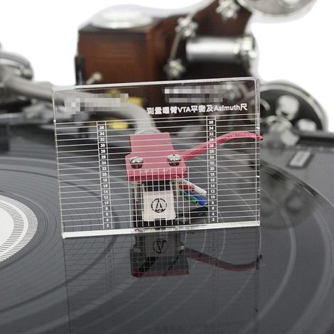 1pcs LP Tourne-Disque Vinyle Mesure Phono Bras de Lecture VTA/Cartouche azimut règle (1/4)