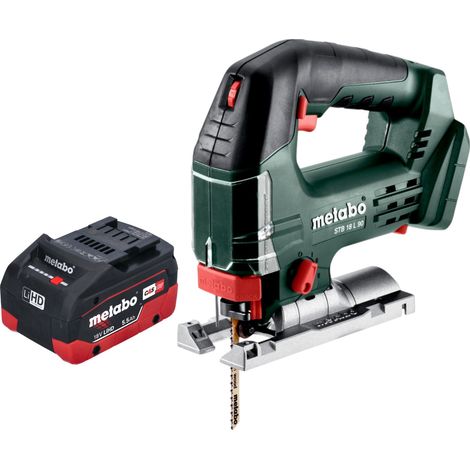 Metabo STB 18 L 90 Scie sauteuse sans fil 18 V 90 mm + 1x batterie LiHD 5,5 Ah - sans chargeur (1/5)