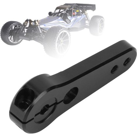 Servo Bras en Alliage d'Aluminium 44mm 15T pour Modèles RC 1/5 HSP - Noir (1/4)