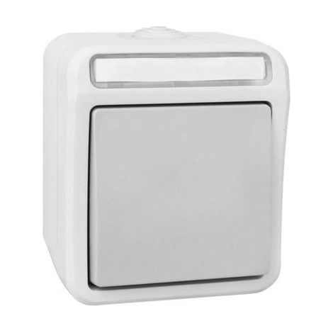 INTERRUPTEUR/INVERSEUR PERANOVA 102453 PERA GRIS CLAIR, GRIS FONCÉ (1/2)