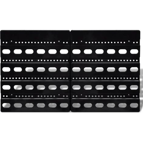 Maison Exclusive - 30 teiliges Wandregal Lagerregal Steckregal Bl (1/5)