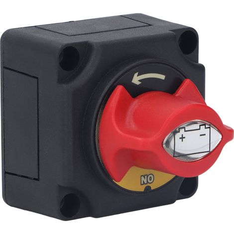Batterietrennschalter, Gleichstrom, Ein/Aus, Korrosionsbeständigkeit, Batterie-Hauptschalter mit Schrauben (1/5)
