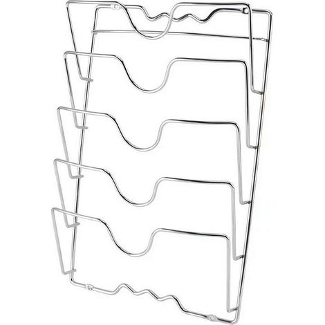 Support mural pour couvercles de casseroles, support mural pour couvercle de pot, pour mur d'armoire, adhésif mural sans perçage (1/5)