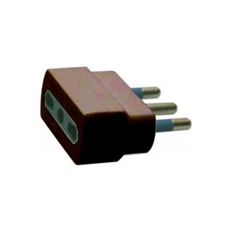 Adattatore Biv. Nero Spina 16A ( ELETTROCANALI cod. ECK33411 )