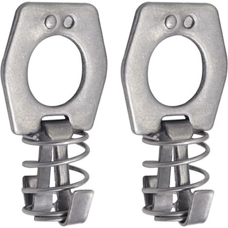 lot de 2 fixations professionnelles en acier inoxydable pour porte de chauffe-eau (1/4)