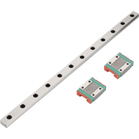 Rail de guidage linéaire Miniature MGN12, 300mm, largeur 12mm, 2 blocs coulissants MGN12B, 1 pièce