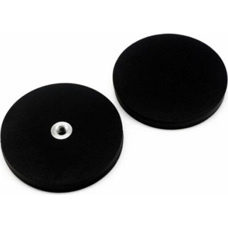 Magnethalterung mit M4-Gewinde und Gummigehäuse 22 x 6 mm