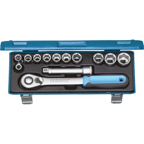 Gedore Steckschlüsselsatz metrisch 1/2" (12.5 mm) 13teilig 2545810 (1/5)