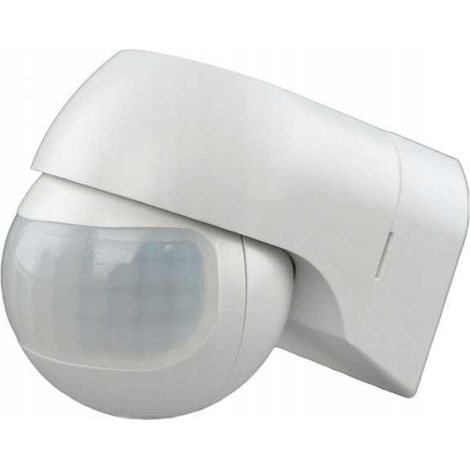 Sensor de movimiento PIR CP-4B blanco, máximo 400 W. (1/4)